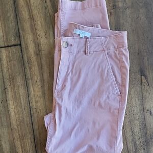 LOFT Pink Chino Pants